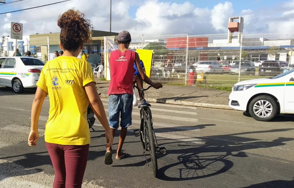 Prefeitura intensifica ações educativas nas vias mais movimentadas da cidade - SMTT Aracaju